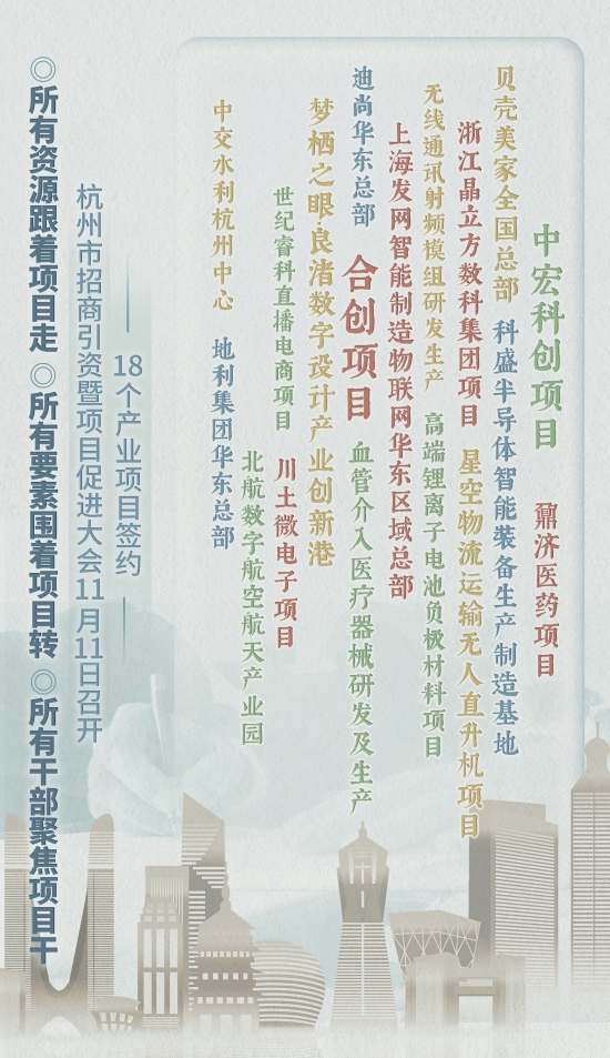 杭州地铁四期即将获批 大批项目签约 