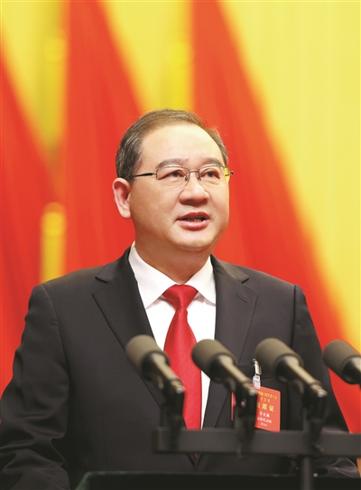 杭州市十四届人大三次会议举行第二次全体会议 听取李火林作市人大常委会工作报告 听取市中级人民法院工作报告 听取市人民检察