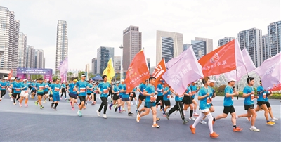 喜迎亚运盛会 跑进亚运场馆  6城接力赛温州站开跑