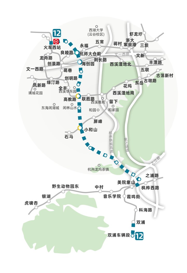 杭州地铁四期多条线站点位置基本定了