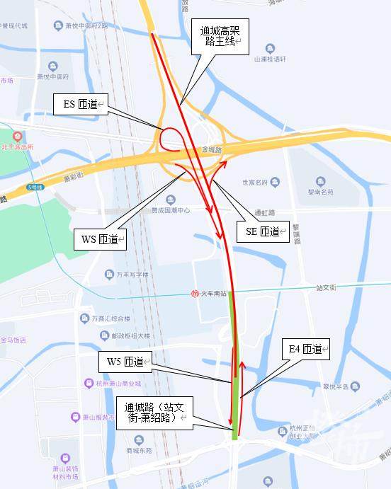 杭州主城区去南站高架通车！