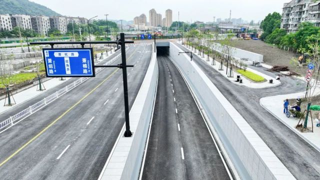 杭州彩虹快速路匝道工程完工 全线通车!