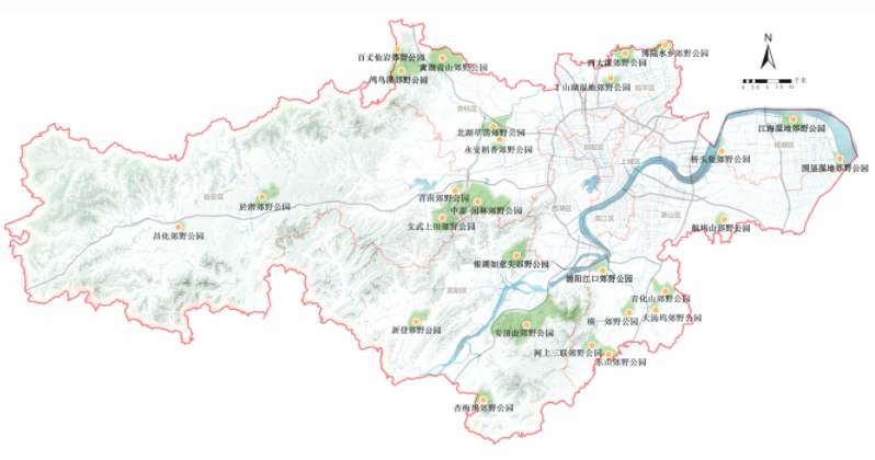 杭州新规划大量郊野公园，位置在哪里