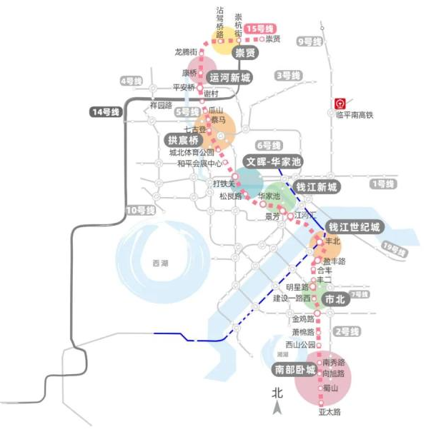 杭州地铁15号线、14号线最新消息