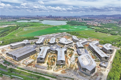 阿里巴巴达摩院南湖园区项目已然成型