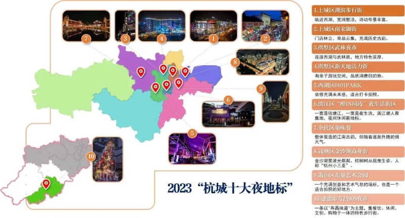 “杭州十大夜地标”越夜越嗨！