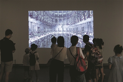“博弈论：亚运竞技主题数字艺术展”开幕