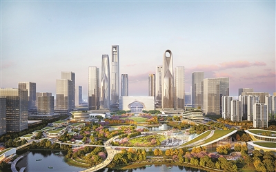 奋进新时代 建设新中心 杭州云城 三年蝶变