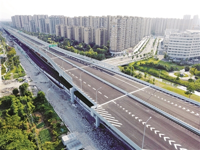 世纪大道快速路 （永乐路-沙河互通）通车