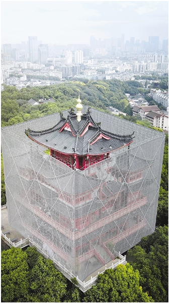 城隍阁，明年春节前再见！ “吴山景区建筑设施提升工程”将于近期开工